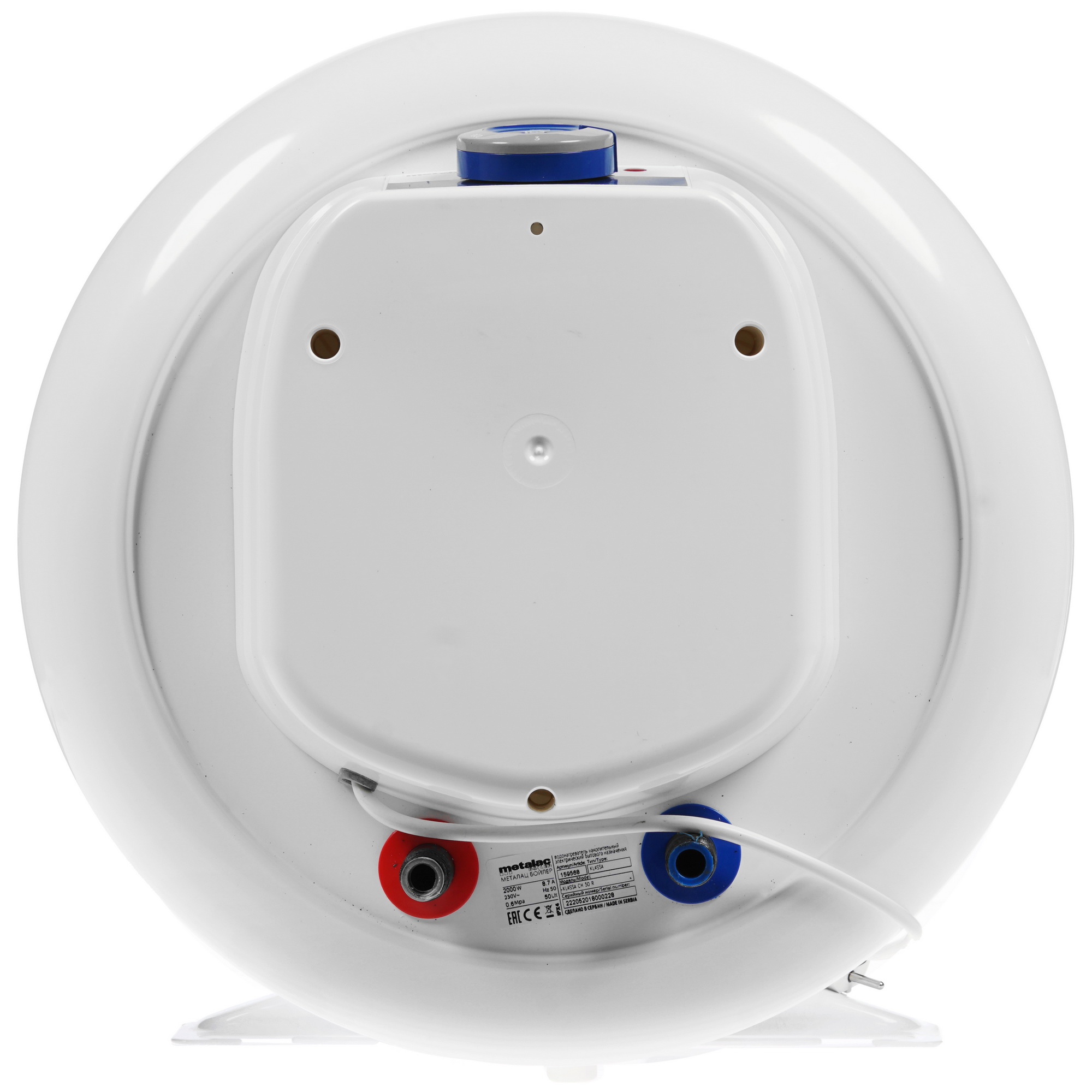 1202295 Водонагреватель электрический Metalac KLASSA CH 50 R STDN-0057122 - Вид №4