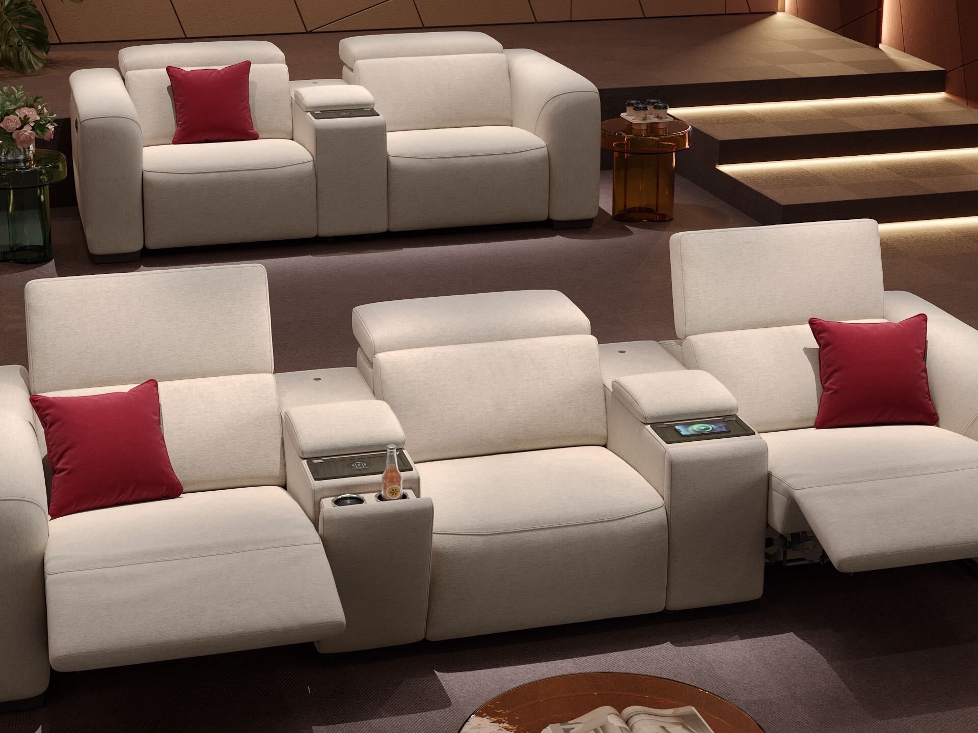 2-местный тканевый диван Sofanella Sorrento Kino ARCH-00052166 - Вид №4