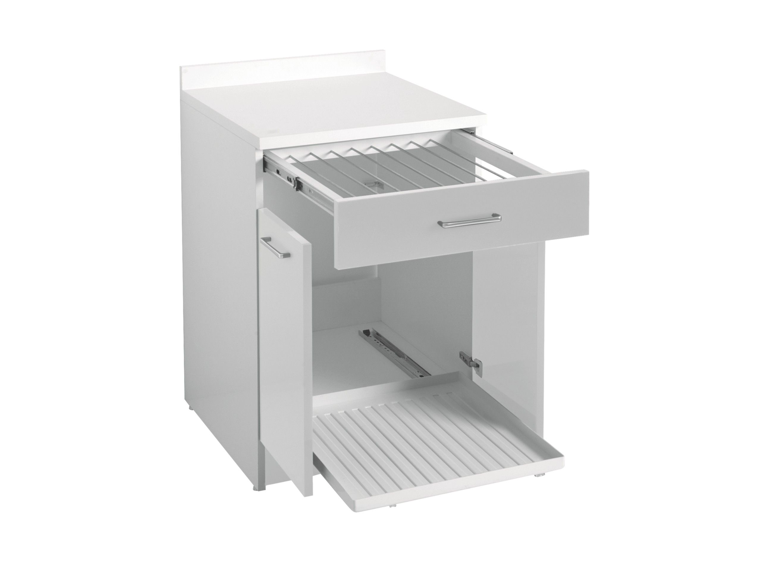 Шкаф для белья из ДСП с бельевой веревкой COLAVENE аксессуары для прачечной ARCH-00066977