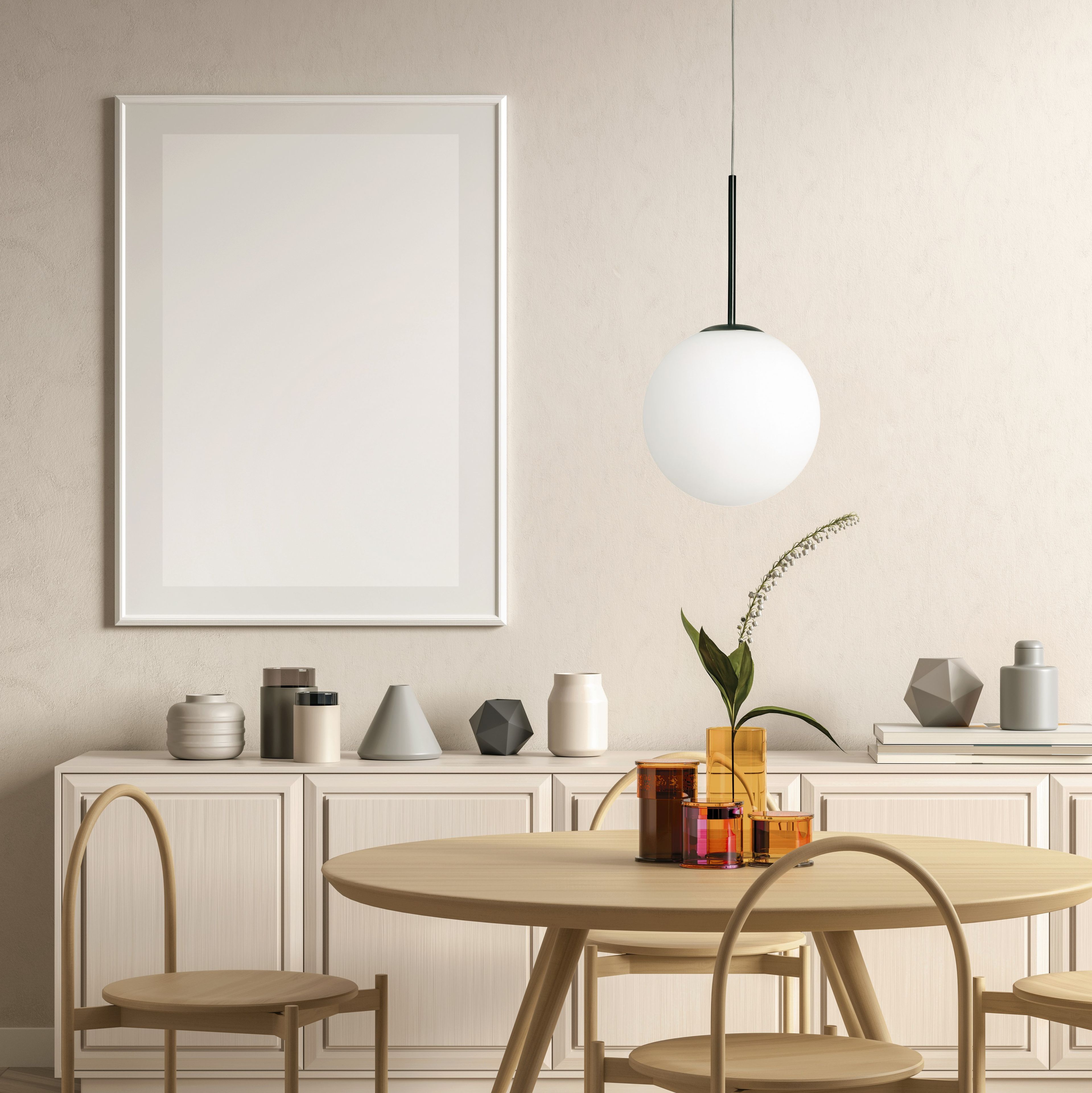 Подвесной светильник из опалового стекла Miloox Jugen ARCH-00141271 - Вид №4