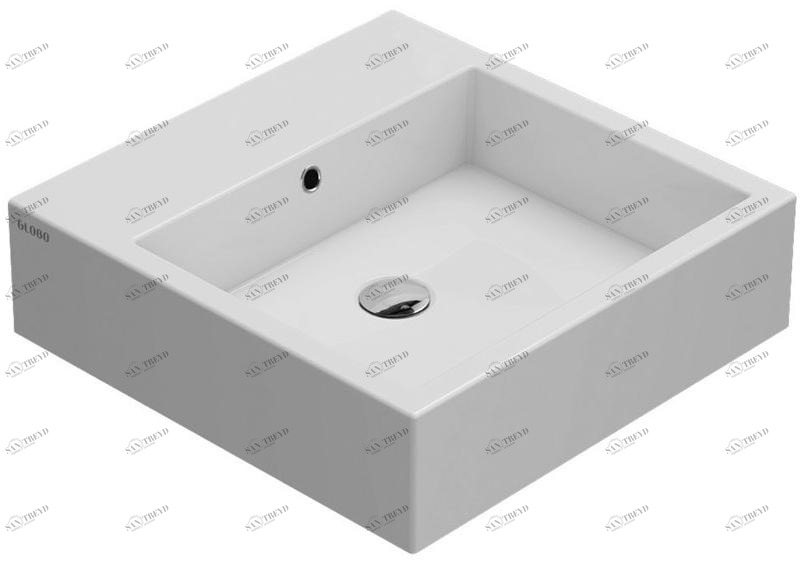 Scq51.bi Накладная раковина на столешницу  овальная Ceramica Globo STONE