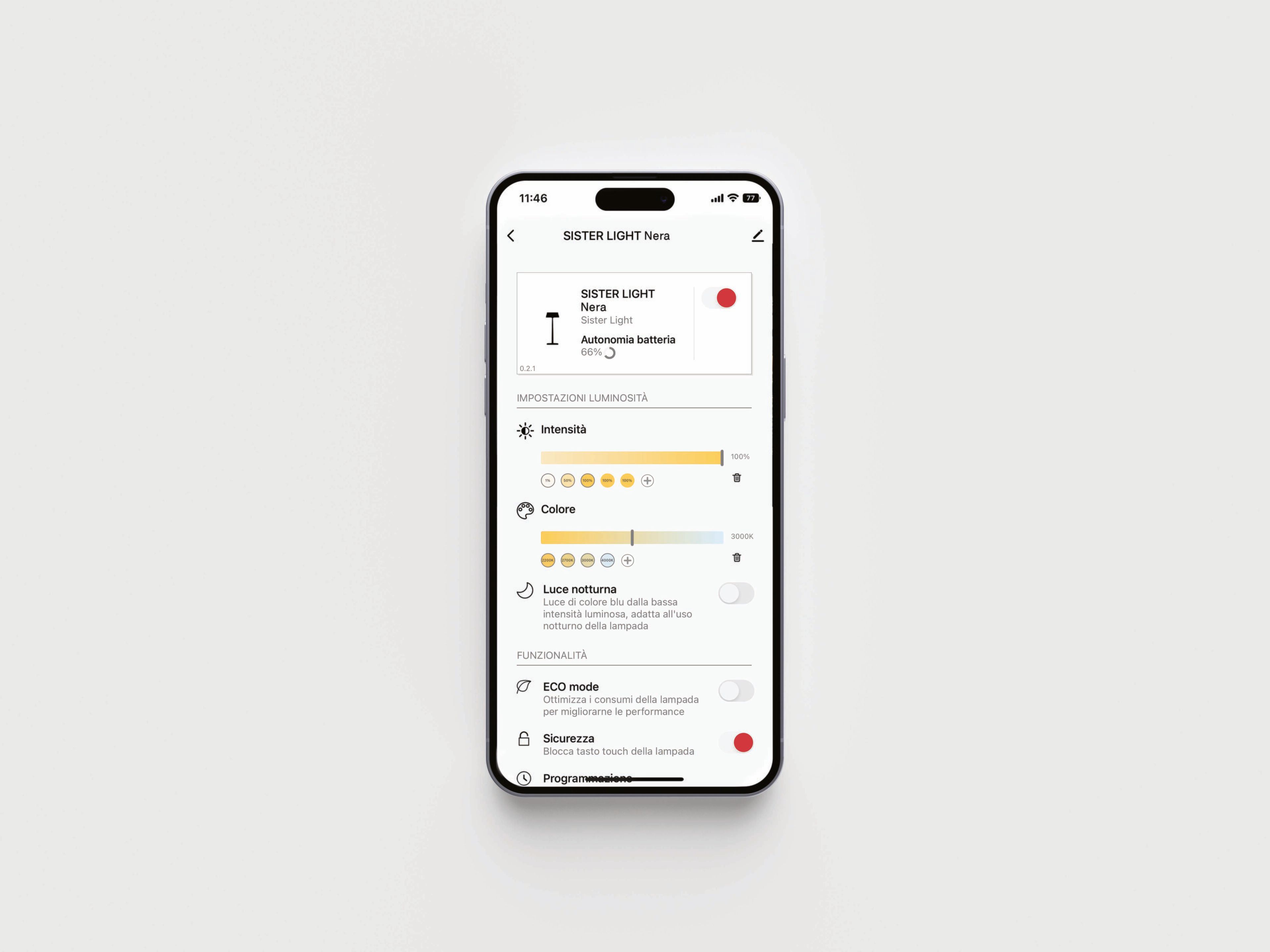 Перезаряжаемый торшер Zafferano Sister Light Wi-Fi ARCH-00066801 - Вид №8
