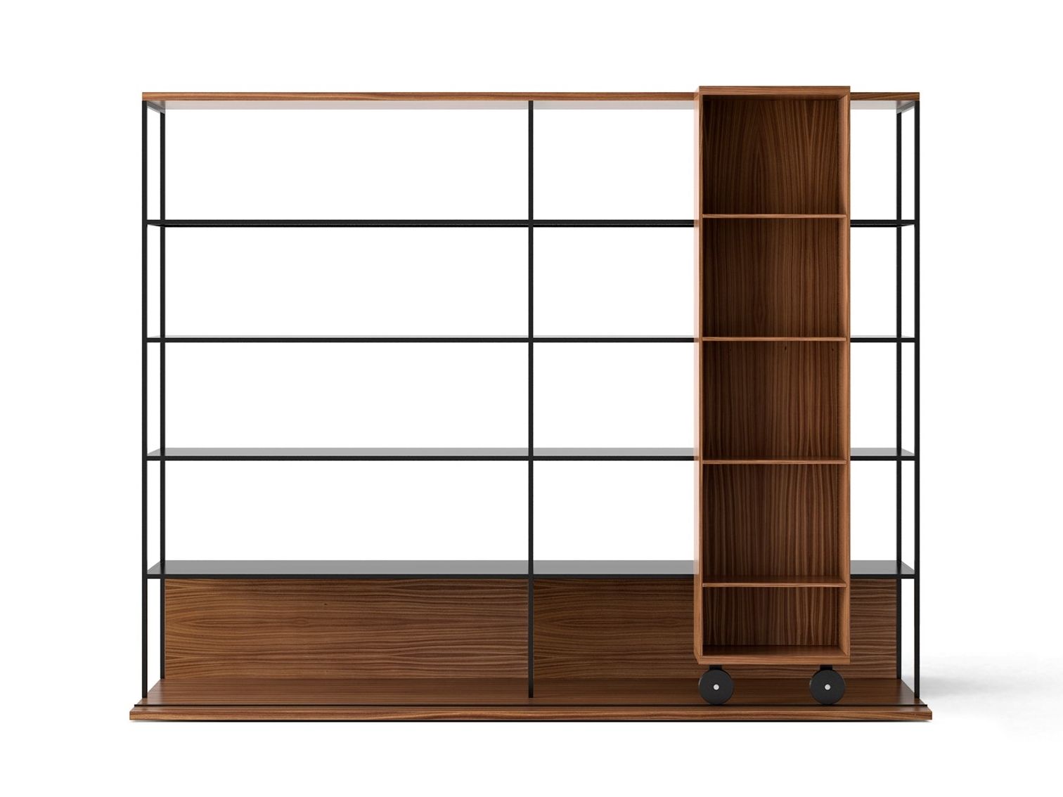 Деревянный книжный шкаф на колесах Punt Literatura ARCH-00034358 - Вид №46