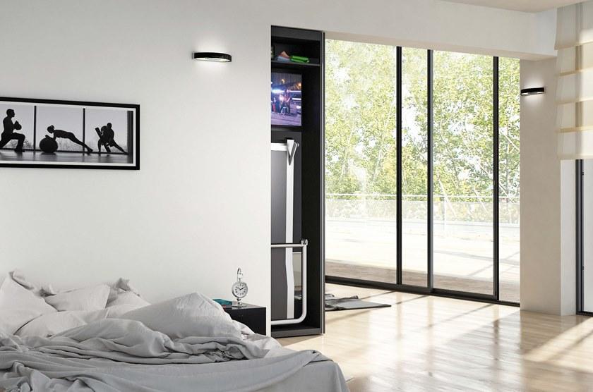 PROTEK® Рама стойки для раздвижной двери с держателем беговой дорожки Bigfoot® sun-id-1389367 - Вид №1