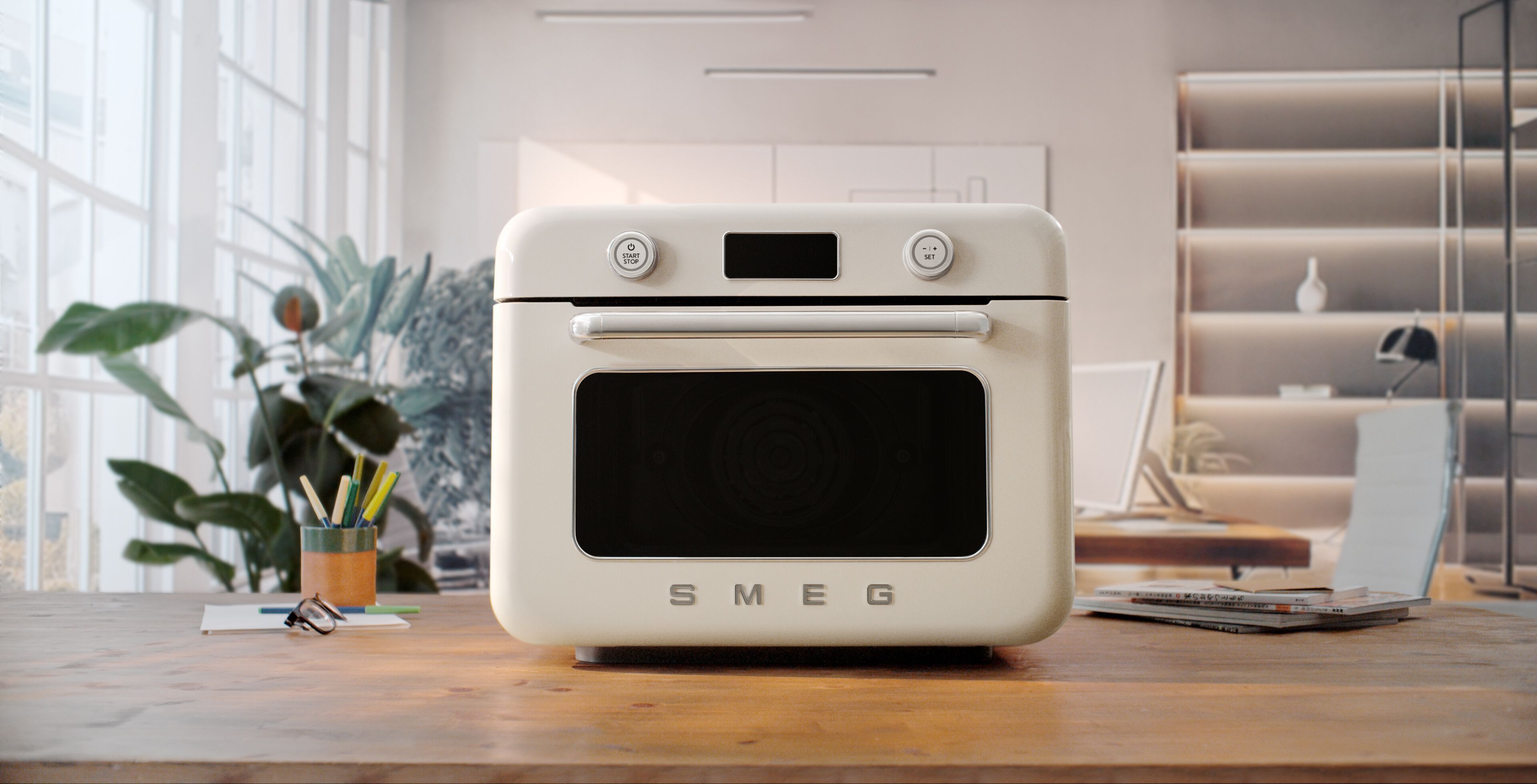 Комбинированная Паровая печь Smeg Smeg в стиле 50-х ARCH-00028844 - Вид №6