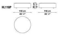 B&B Italia Круглый пуф из ткани Harry sun-id-1489681 - Вид №2