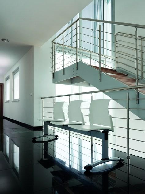 Quadrifoglio Стул полипропиленовый с подлокотниками College sun-id-1420427 - Вид №3