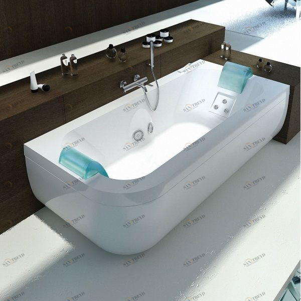 Ванна с гидромассажем "HYDRO BASE" Aquasoul Doubble угловая 9443-191A Dx Jacuzzi 9443191ADX