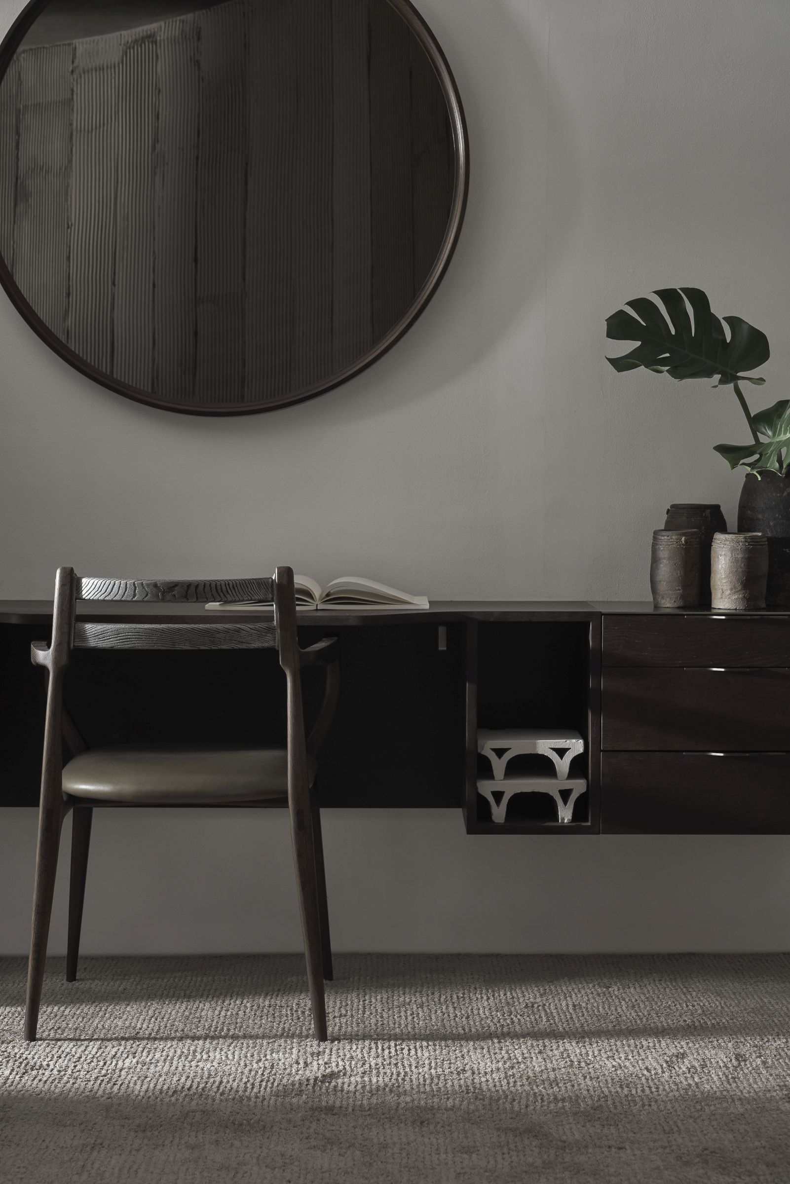 Прямоугольный стол из дуба с полками District Eight Drift ARCH-00083290 - Вид №4