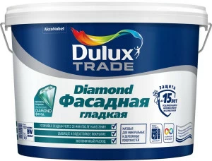 Краска Dulux / Дулюкс фасадная гладкая на водной основе 10л