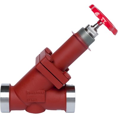 Danfoss SVA-L — запорные клапаны с удлиненным штоком SVA-L 32 D STR H-WHEEL Запорный клапан 148B5550 