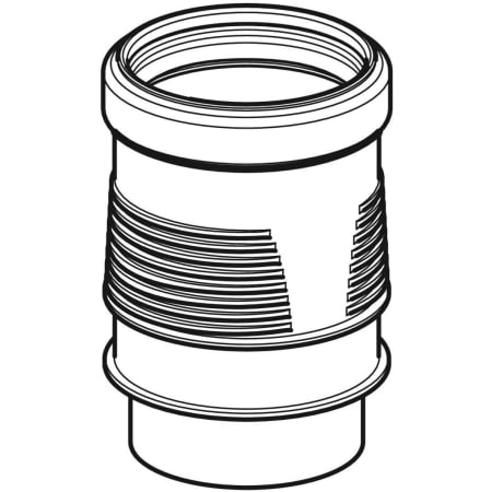 308.012.14.1 Компенсаторная муфта с упором для хомута Geberit Silent-db20 Geberit  - Вид №1