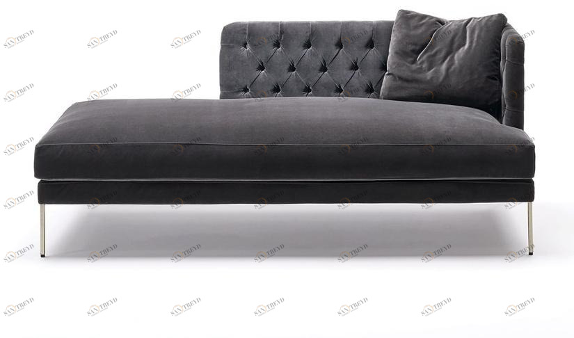 Living Divani Стеганая кушетка из ткани Lipp sun-id-1455533