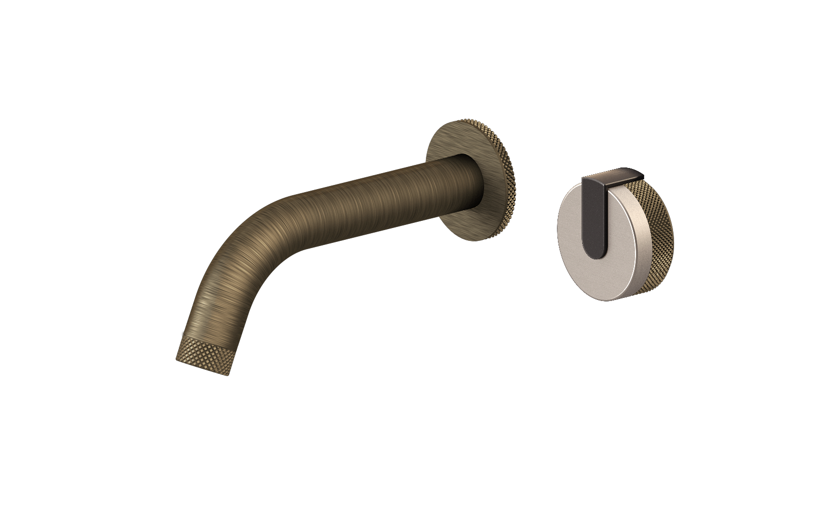 E-11535-R1SN-L1GM-VBB Настенный прогрессивный смеситель скрытого монтажа для раковины GRAFF MOD+