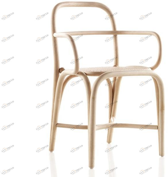 EXPORMIM Стул из ротанга с подлокотниками Fontal T011