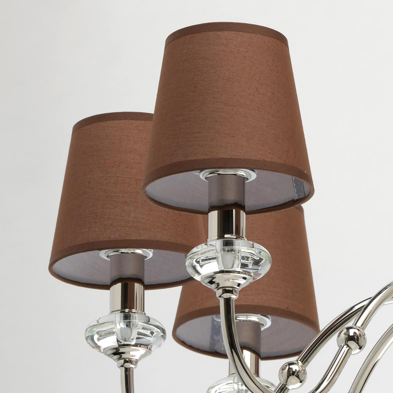 Подвесная люстра MW-Light София 7 355013608 MW-LIGHT ДИЗАЙНЕРСКИЕ, СОФИЯ 187455 Коричневый  - Вид №3