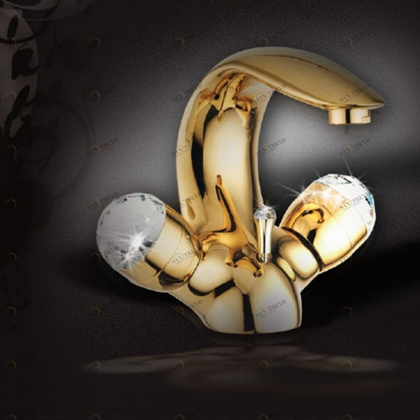 Смеситель для раковины Olympia Ceramica Impero Style золото Guilini G S3861AS