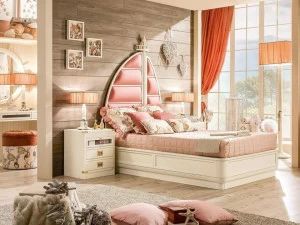 Caroti Односпальная кровать и полуторный контейнер Ariel