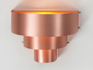 Светодиодный настенный светильник ручной работы из меди