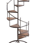 SOR27553 Винтажная спиральная подставка для растений ijlbrown  - Вид №2