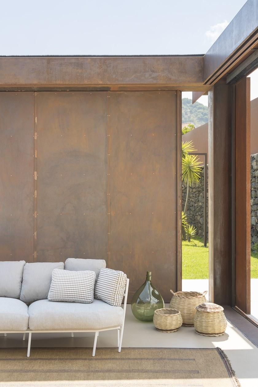 Alias 3-х местный тканевый садовый диван Dehors sun-id-1435084 - Вид №1