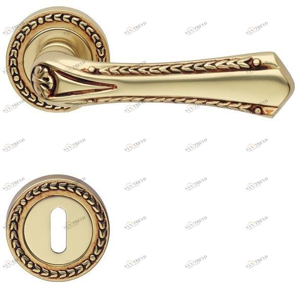 LINEA CALI' Ручка из хромированной латуни на розетке с замком Sissi sun-id-1441426