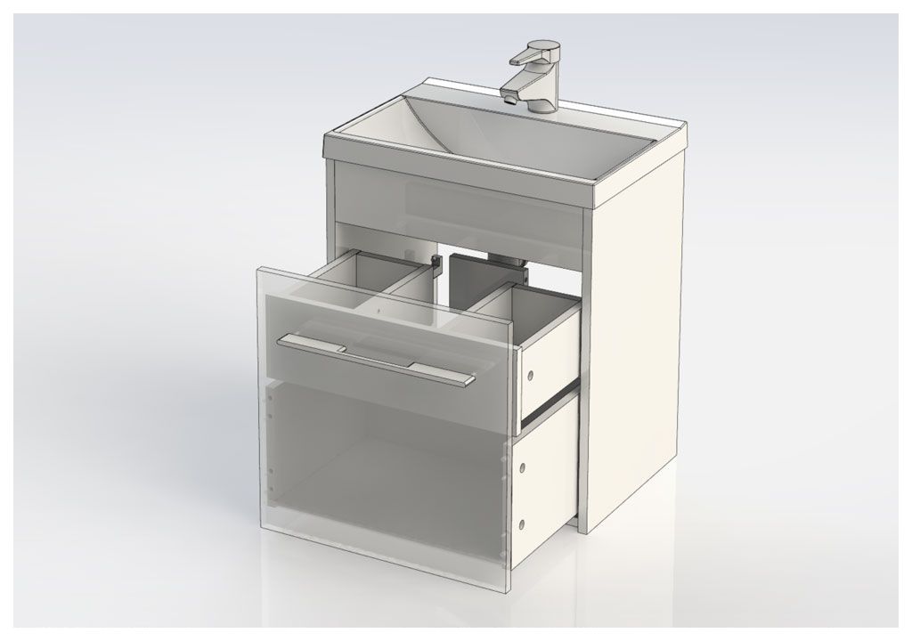 Тумба под раковину Aquanet Августа 50 белый sun-id-275312 - Вид №4
