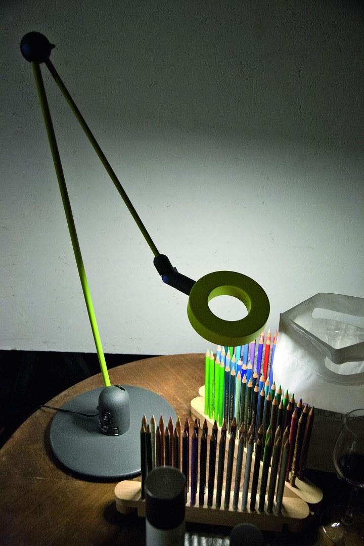 Martinelli Luce Настольная светодиодная лампа из алюминия с гибким кронштейном L'amica 736/l/ - Вид №9