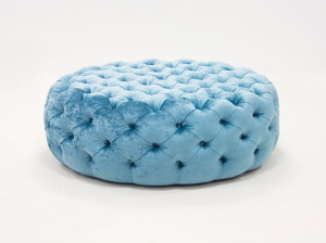 Круглый пуф capitonné
