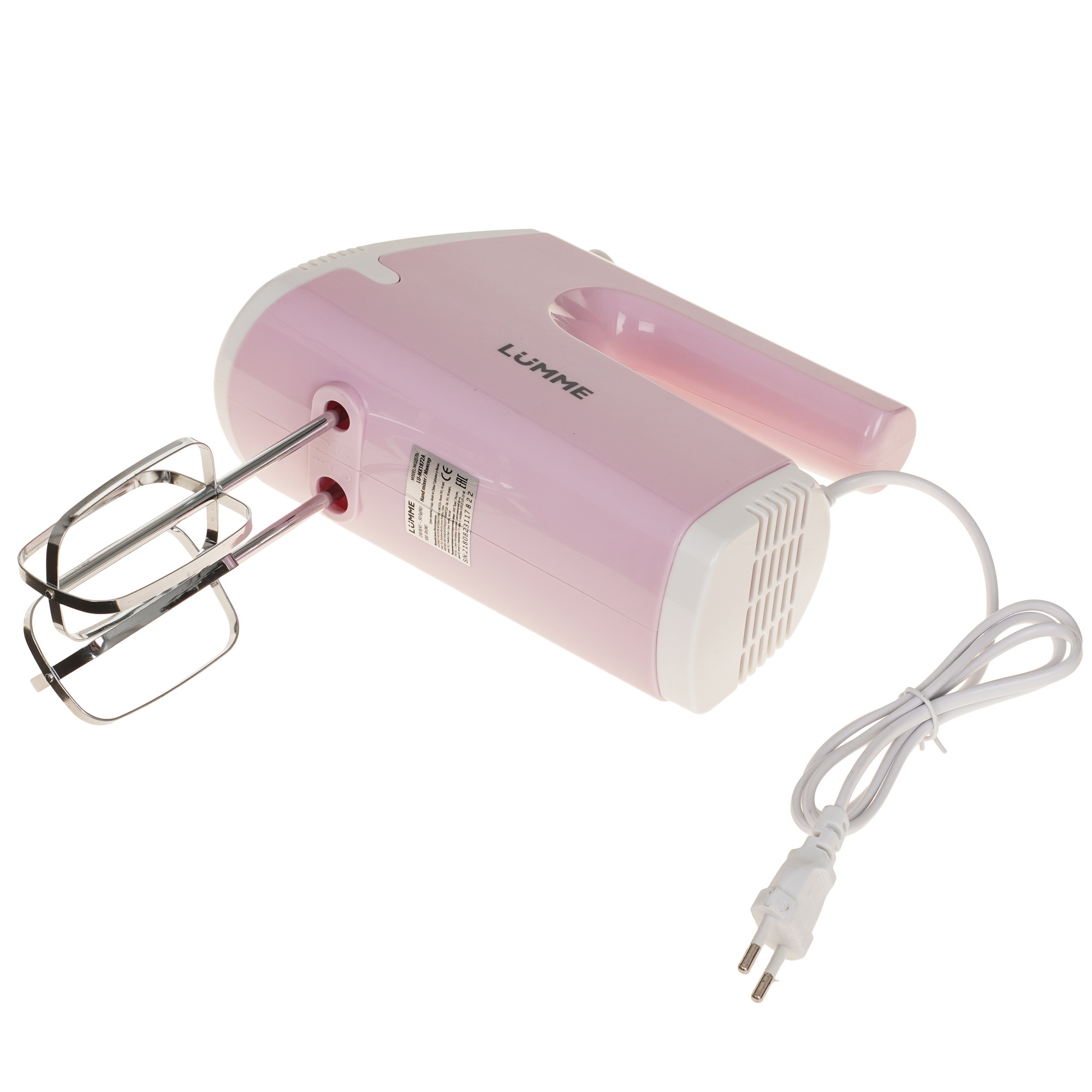 9058468 Миксер Lumme LU-MX1872A розовый STDN-0016927 - Вид №4