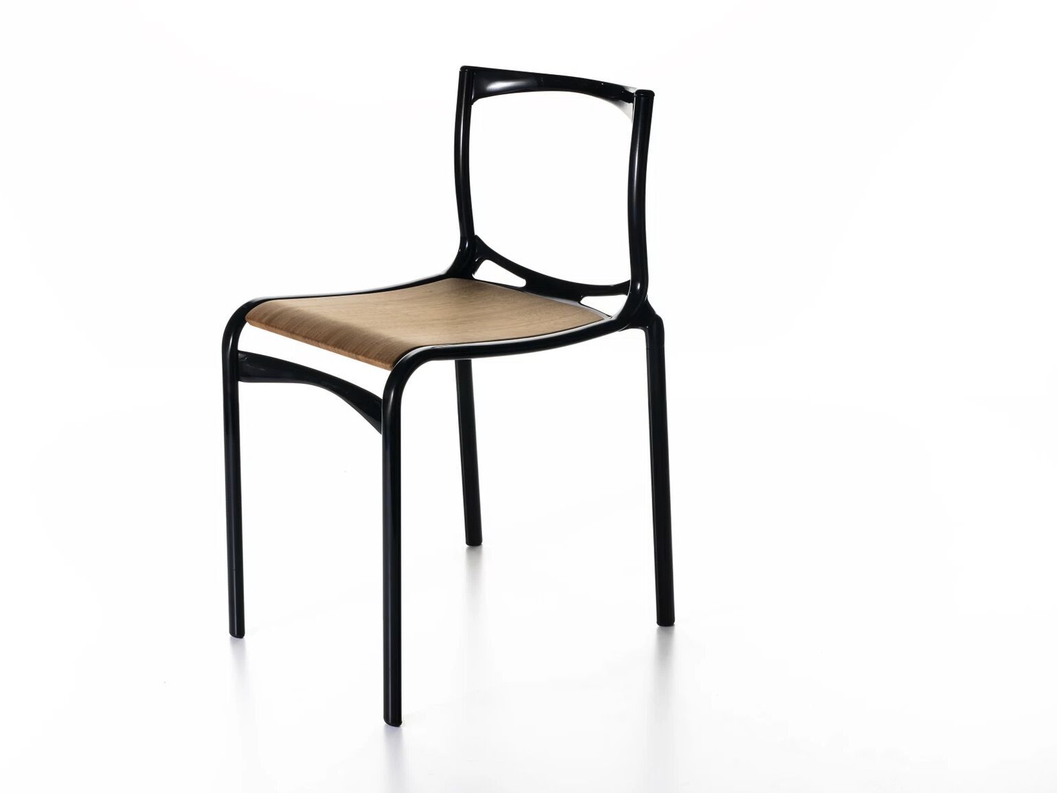 Алюминиевый стул с бамбуковым сиденьем Alias рамка ARCH-00095850 - Вид №1