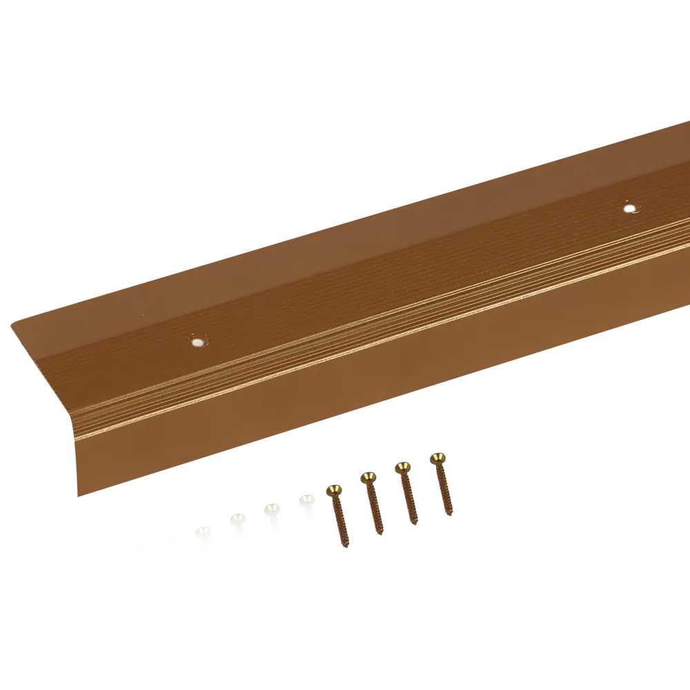 Угловой порог Artens золото 60x40x900 мм для защиты ступеней 17855371 STLM-0008830 - Вид №3