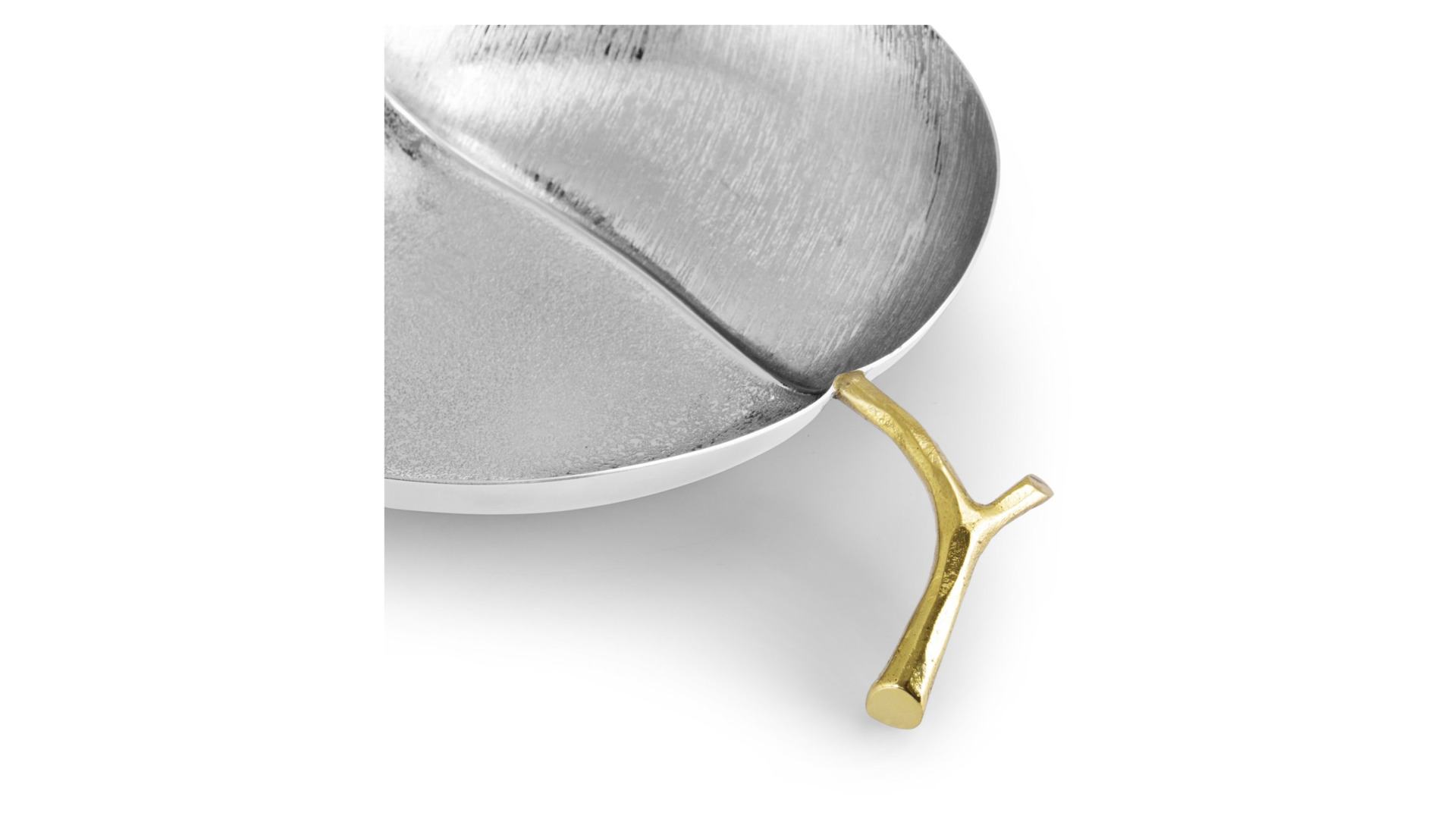 10650244 Michael Aram Чаша-лист Michael Aram Морской виноград. Сады Лоди 21см, сталь нержавеющая Сталь нержавеющая  - Вид №2