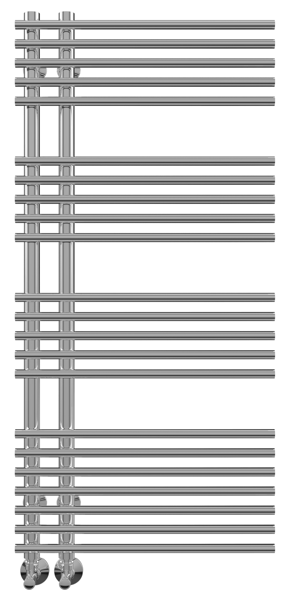4620768886539 ЛЮКС Астра П22 500х1096 (7+5+5+5) Полотенцесушитель TERMINUS RAL 9003 матовый - Вид №1