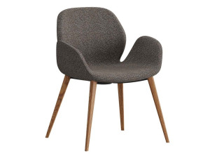 Мягкий тканевый стул с подлокотниками