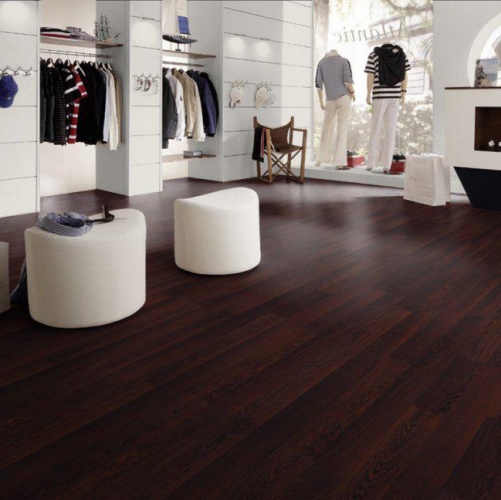 Инженерная доска Da Vinci 160мм Масло/лак Венге Селект (Гладкая) 500-2400х160 мм 160040054 - Вид №1