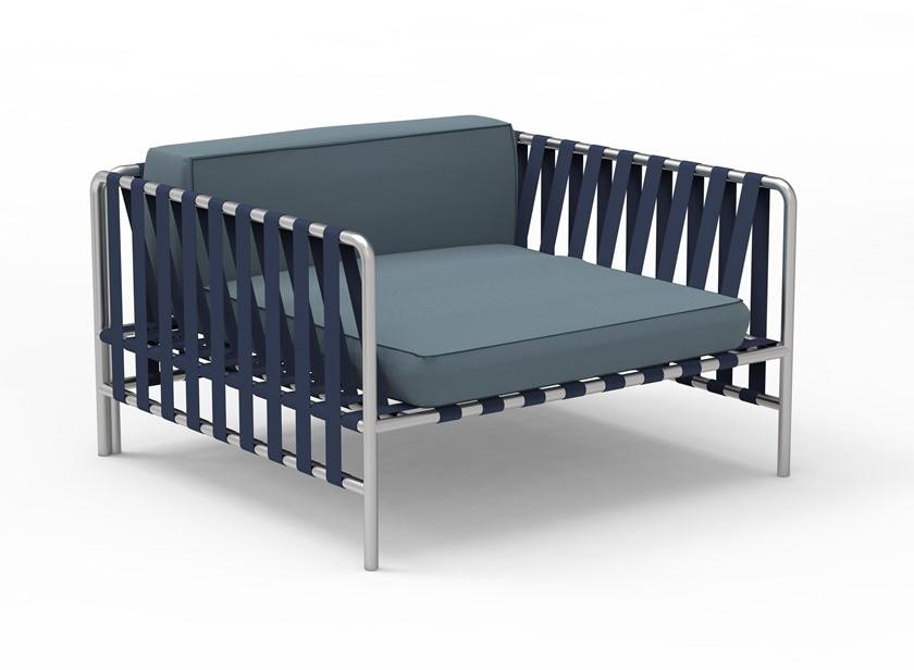 GANDIABLASCO Садовое кресло из алюминия с подлокотниками Onsen sun-id-1504667 - Вид №3