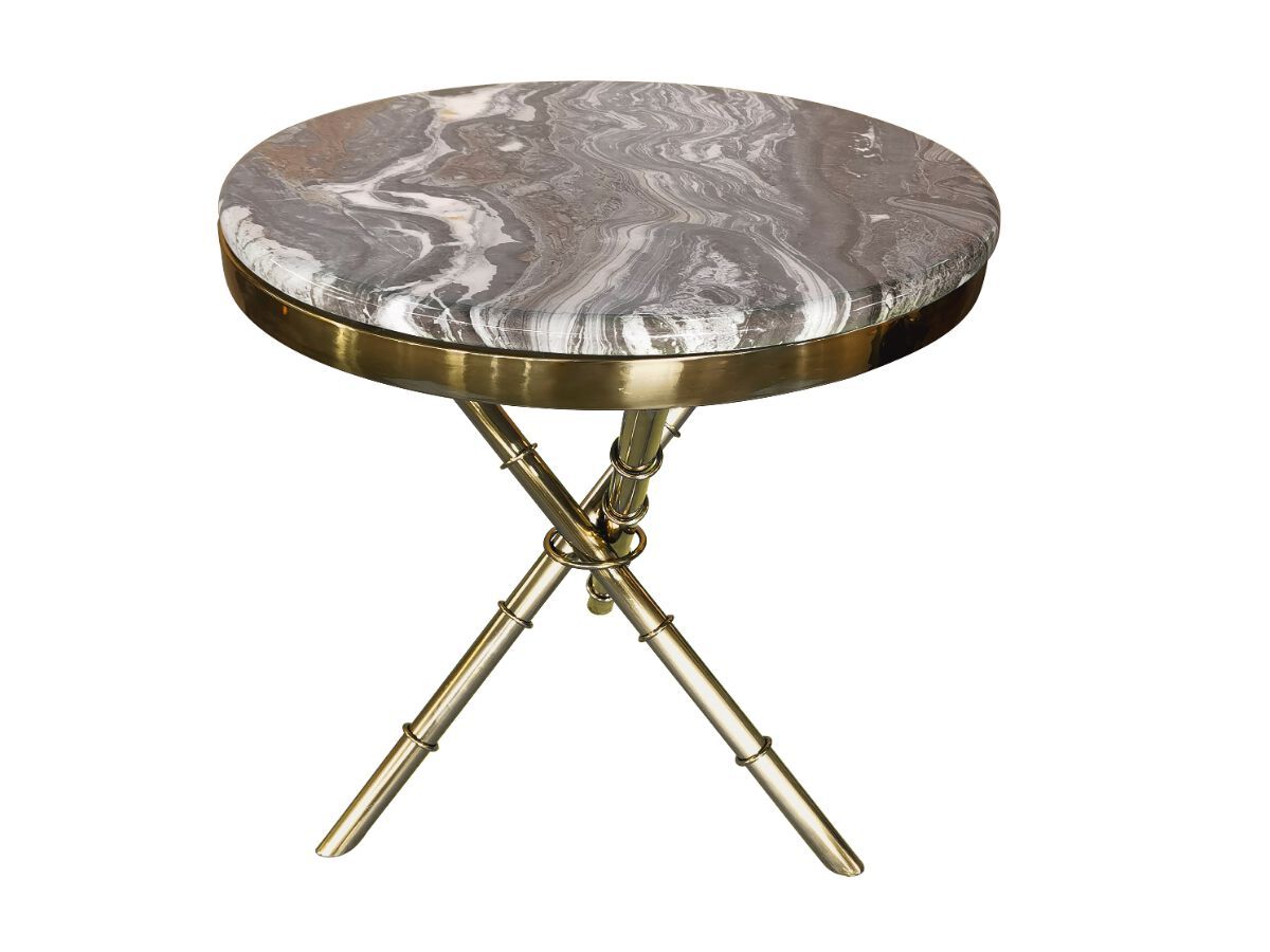 Круглый журнальный столик из искусственного мрамора K-Lighting Patron ARCH-00137931 - Вид №1