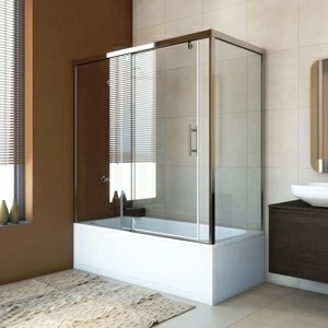 Шторка на ванну 90-100x210-220 GV-863A GUTEWETTER SLIDE PART