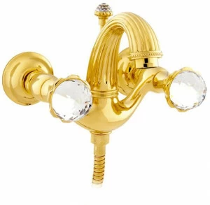 Bronces Mestre Смеситель для ванны на 2 отверстия с кристаллами swarovski® Artica