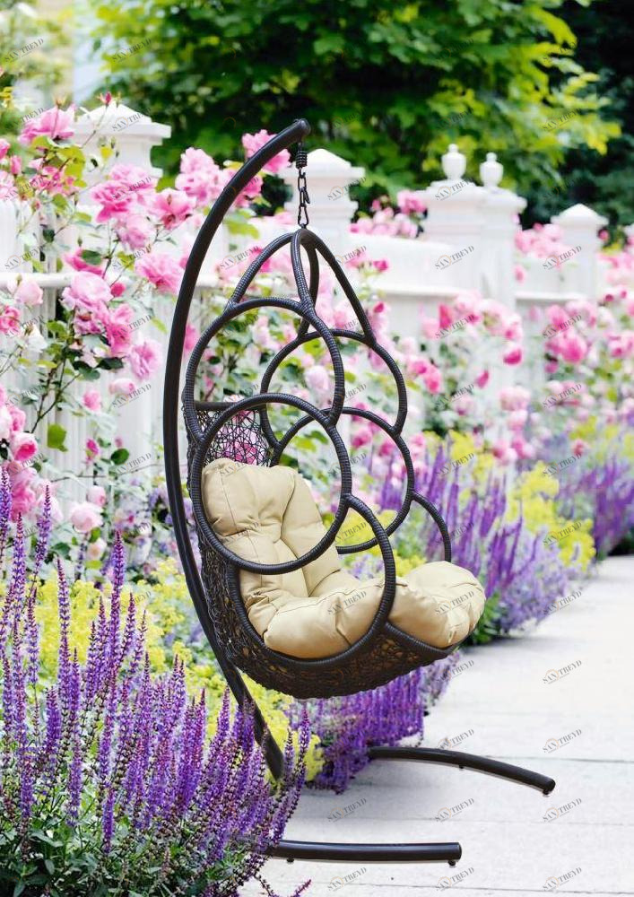 Кресло подвесное черное Galaxy ЭКО ДИЗАЙН FLYINGRATTAN 129641 Черный 