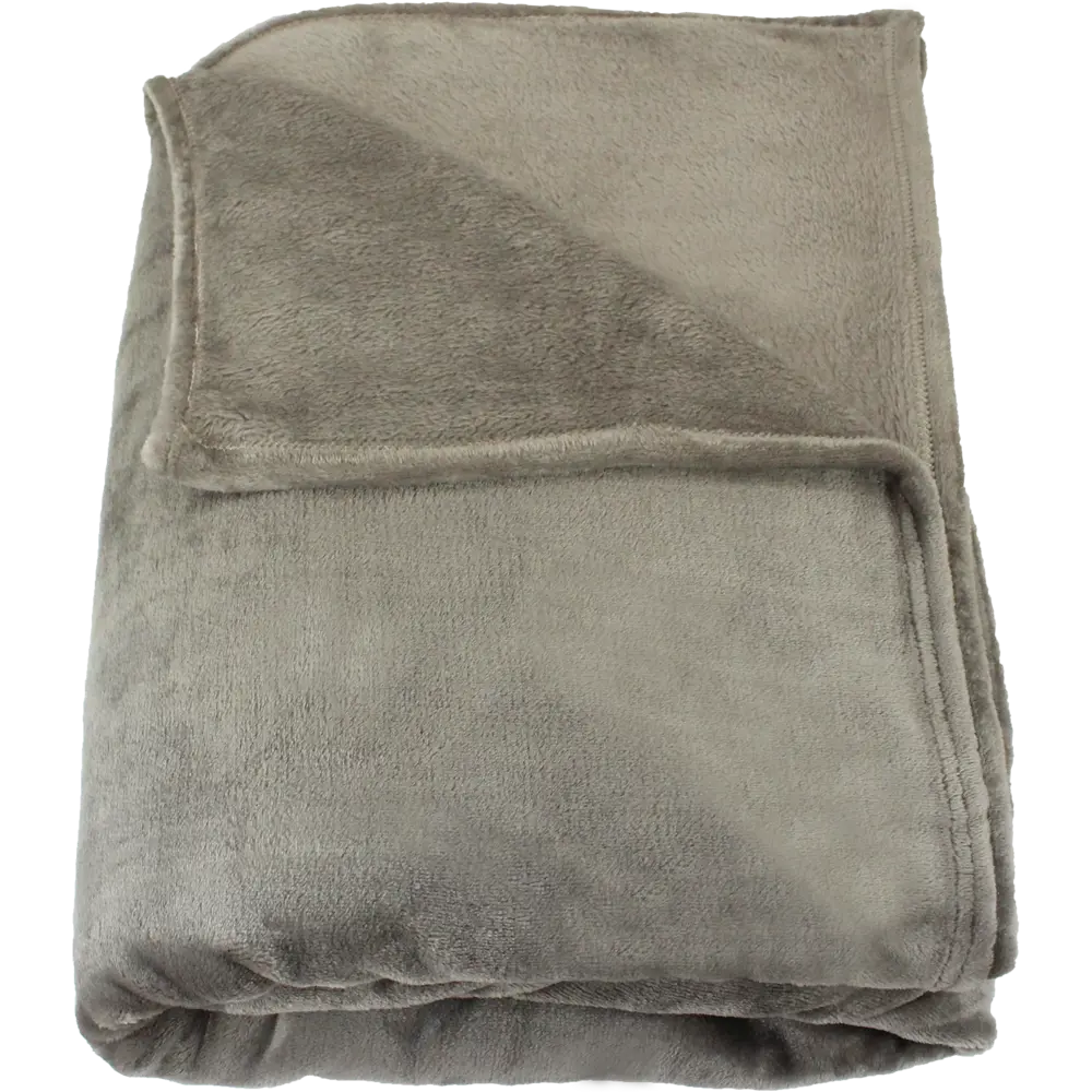 Плед Flamingo 200x220 см микрофибра цвет серо-бежевый 82603087 STLM-2146633 INSPIRE - Вид №2