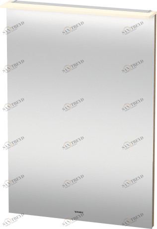 XL749205252 Зеркало с подсветкой X-Large #XL7492 600 x 36/105 мм Европейский дуб, декор Duravit