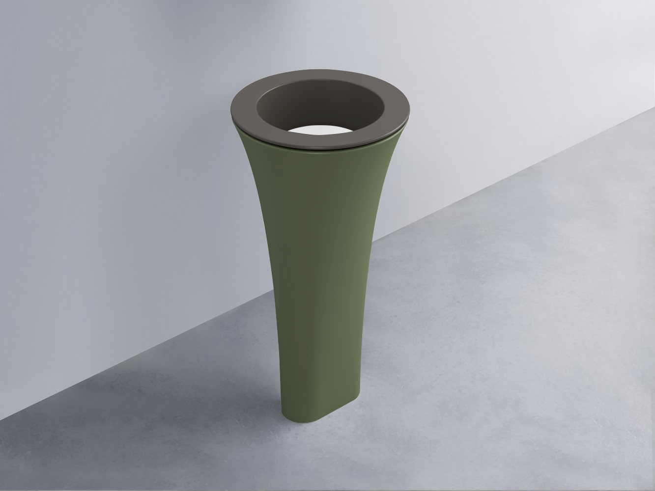 AMLA45-FN+AMPILT-BL+AMCOLT-AG Раковина Amedeo Tondo отдельностоящая cielo Enjoy + Amedeo Ceramica Cielo