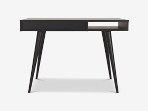 Деревянный прямоугольный стол с ящиками