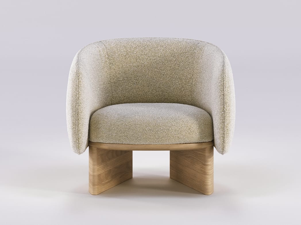 Тканевое кресло с подлокотниками Wewood гнездо ARCH-00029061 - Вид №8