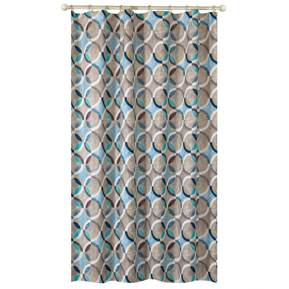 Штора на ленте для кухни Ритм блюз 136x180 см цвет мультиколор Altali STLM-2114956