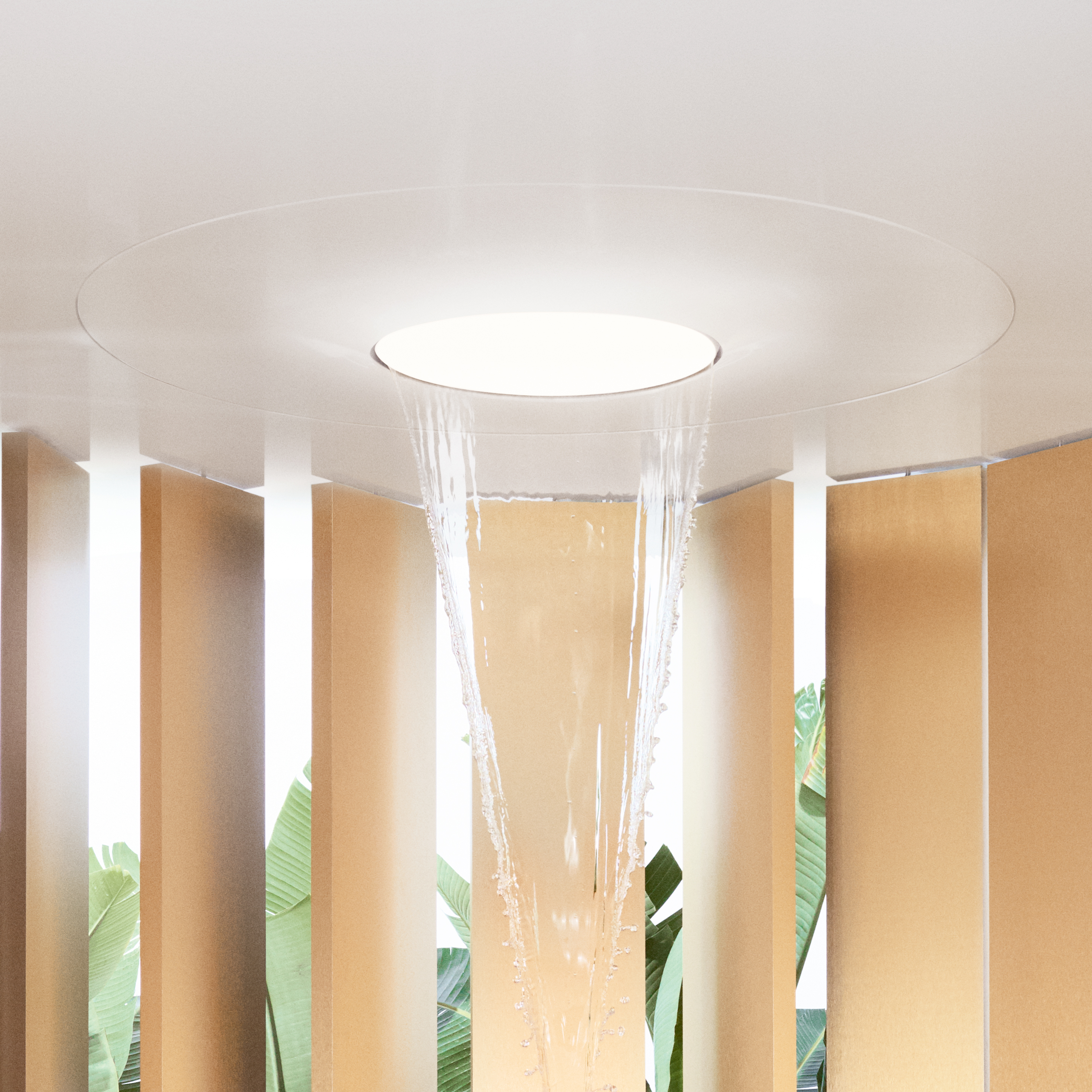 АКВАМУН Дождевик - Белый матовый DornBracht AQUAMOON 41620979-10 - Вид №1