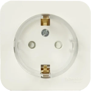 Розетка накладная Schneider Electric Blanca Компакт с заземлением цвет белый 86720936 STLM-2146223