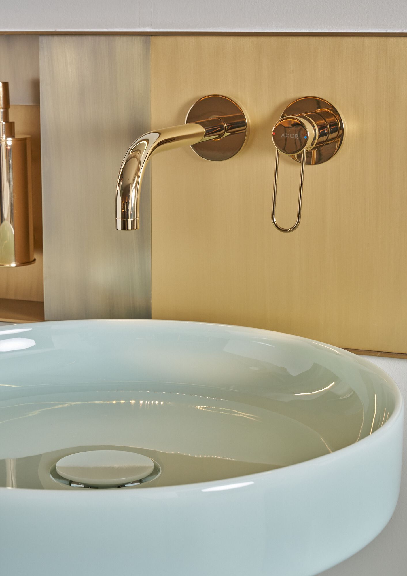 Круглый подвесной умывальник из смолы Vallvé NILO ARCH-00088540 - Вид №13